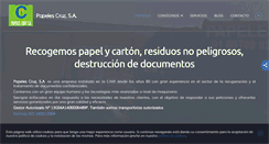 Desktop Screenshot of papelescruzmadrid.com